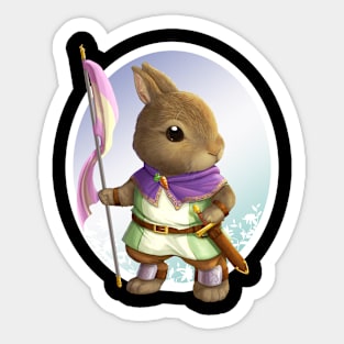 Adventure Bunny Sticker